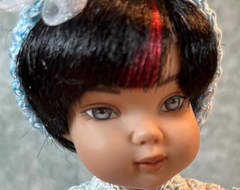 Butterfly Blues for Tiny 8” Betsy McCall or Ann Estelle or Kickit by JDL Doll Clothes