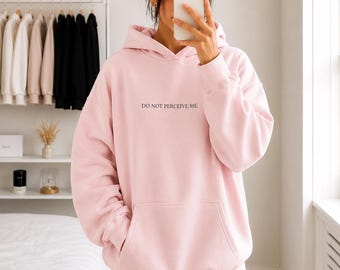 Do Not Resuscitate Hoodie | Minimal Text White Pullover