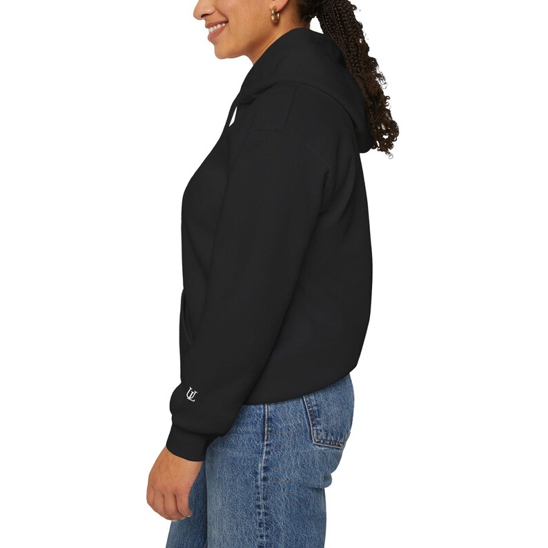 AIRPLANE MODE Hoodie | Black Oversized Minimalist Sweatshirt | Introvert Apparel image 6