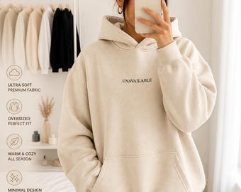 UNAVAILABLE  Sand Hoodie | Minimalist Neutral Sweatshirt, Quiet Luxury Streetwear
