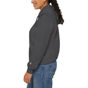 AIRPLANE MODE Hoodie | Black Oversized Minimalist Sweatshirt | Introvert Apparel image 7
