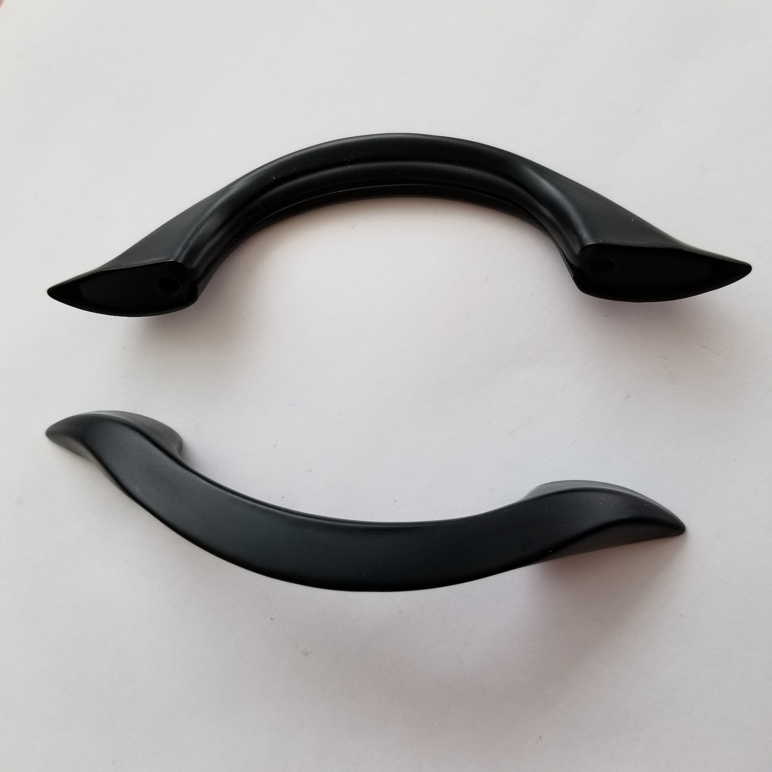 NOS Amerock curved black drawer pulls 2 3/4 inch centres Etsy