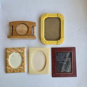 Petits cadres au choix / cadres en plastique / cadre en celluloïd / modèle déposé en Grande-Bretagne
