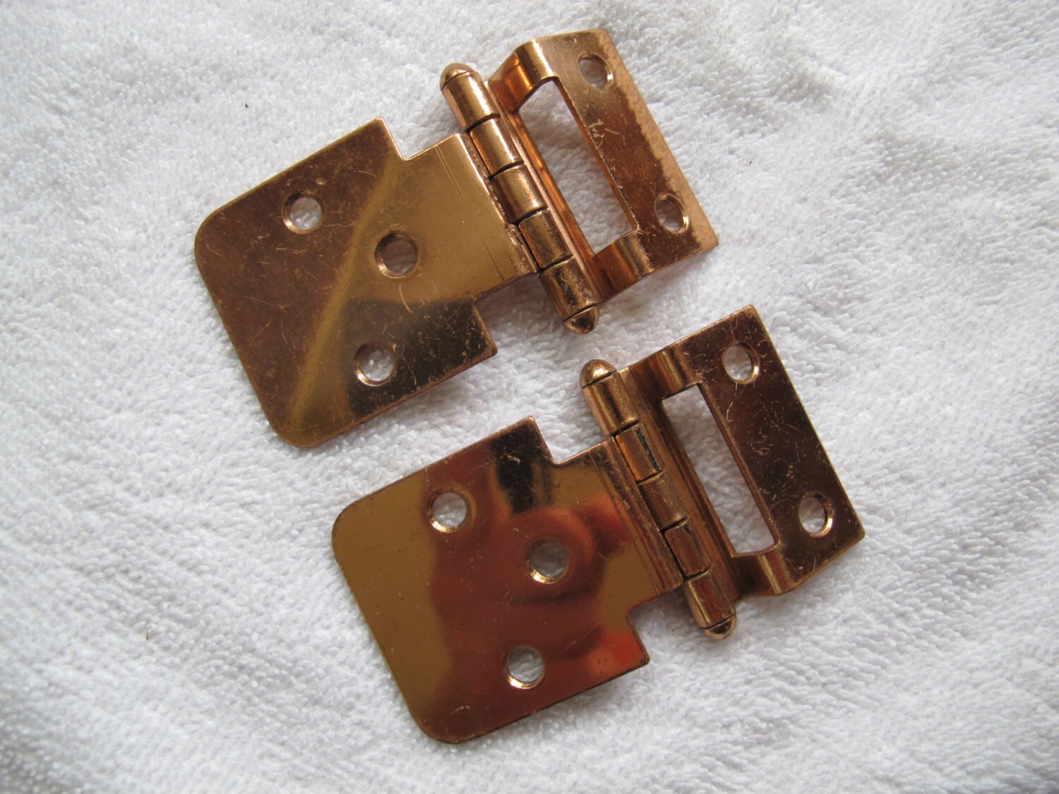 Copper Hinges 3/8 Offset pair / offset hinges Etsy