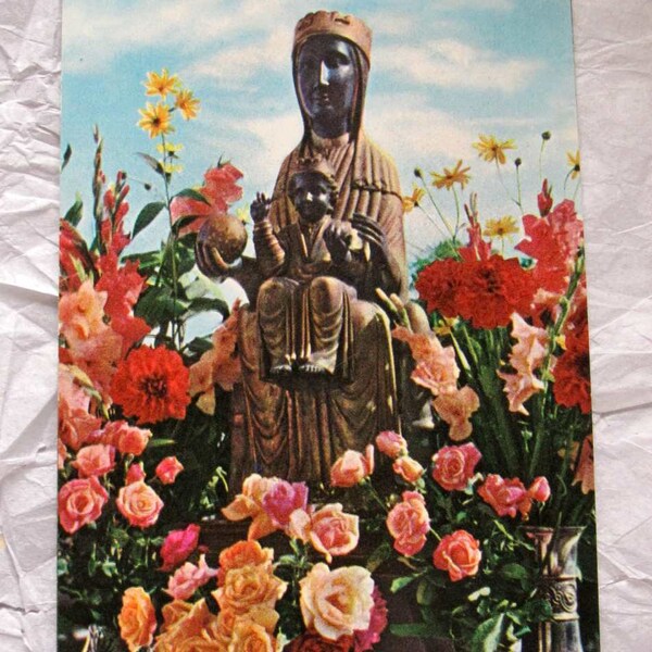 Holy Image Montserrat Vtg postcards (set of 3)