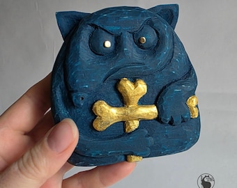 Gift for dog lovers, author's style, Quirky decor, Funny home accent, One of the collection