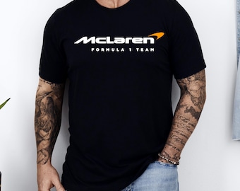 Camiseta McLaren, camiseta McLaren, camiseta de carreras, camiseta de coche, camiseta de carreras McLaren, camiseta del equipo McLaren, camiseta McLaren, camiseta McLaren