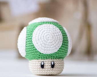 Handmade Crochet Christmas Ball Ornament, Amigurumi Reindeer Holiday Decor, Red & White Knit Tree Decoration Gift