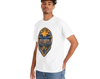 Racing Helmet Unisex T-Shirt | Lando Norris F1 T-Shirt | Motorsport Helmet | Cotton Tee