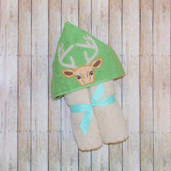 deer hooded towel