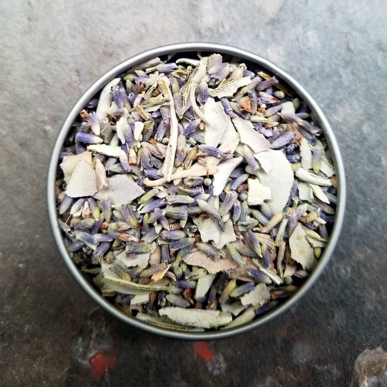 Lavender and White Sage Loose Incense White Sage Incense Etsy