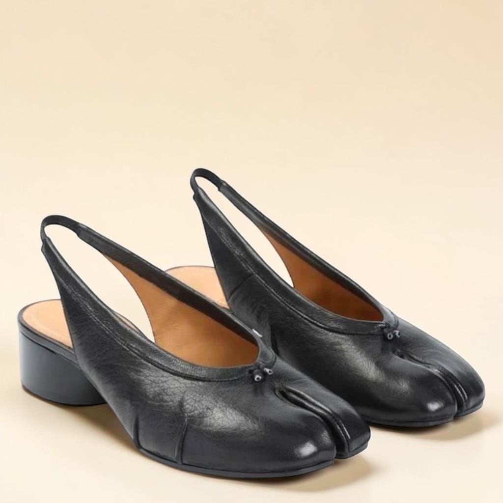 MAOAEAD Dames echt leer visser sandalen, orthopedische gesloten teen