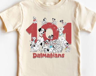 Disney 101 Dalmatiner Gruppfotografering T-shirt, Retro Disney Valp T-shirt, Disneyland Familjesemester Matchande Resa Klädtröja