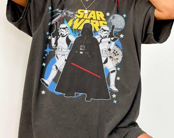 Vintage Star Wars Day-tröja, Fjärde maj-tröja, retro Darth Vader Stormtrooper-tröja, Galaxy's Edge-tröja, Disney-familjesemestertröja