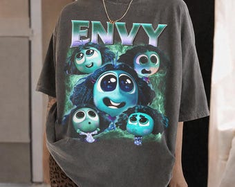 Vintage Envy Inside Out Comfort Colors T-shirt, Disney Pixar Inside Out T-shirt, Disney Emotions T-shirt, Mental Health Matter Presenter