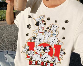 Disney 101 Dalmatians T-Shirt, 101 Dalmatians Family Matching Tee, Gift for Dog Lovers, Disneyland Trip Shirt, Magic Kingdom