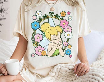 Comfort Colors Disney Tingeling-tröja, Disney Prinsessan Tingeling-t-shirt, T-shirt i älvstil, Disney matchande t-shirt, Magic Kingdom-tröja