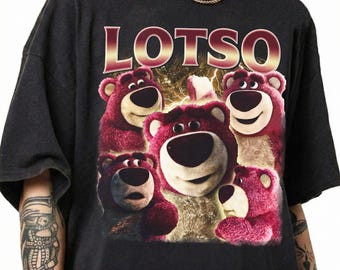 Disney Toy Story Lotso-tröja, Lotso Huggin Bear Bootleg Retro T-shirt, Lotso-tröja, Disney-familjesemestertröja, Disney-fangåva
