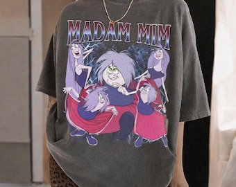Vintage Disney Villains Madam Mim Shirt, The Sword In The Stone Shirt, Funny Madam Mim T-Shirt, Disneyland Family Trip Outfits