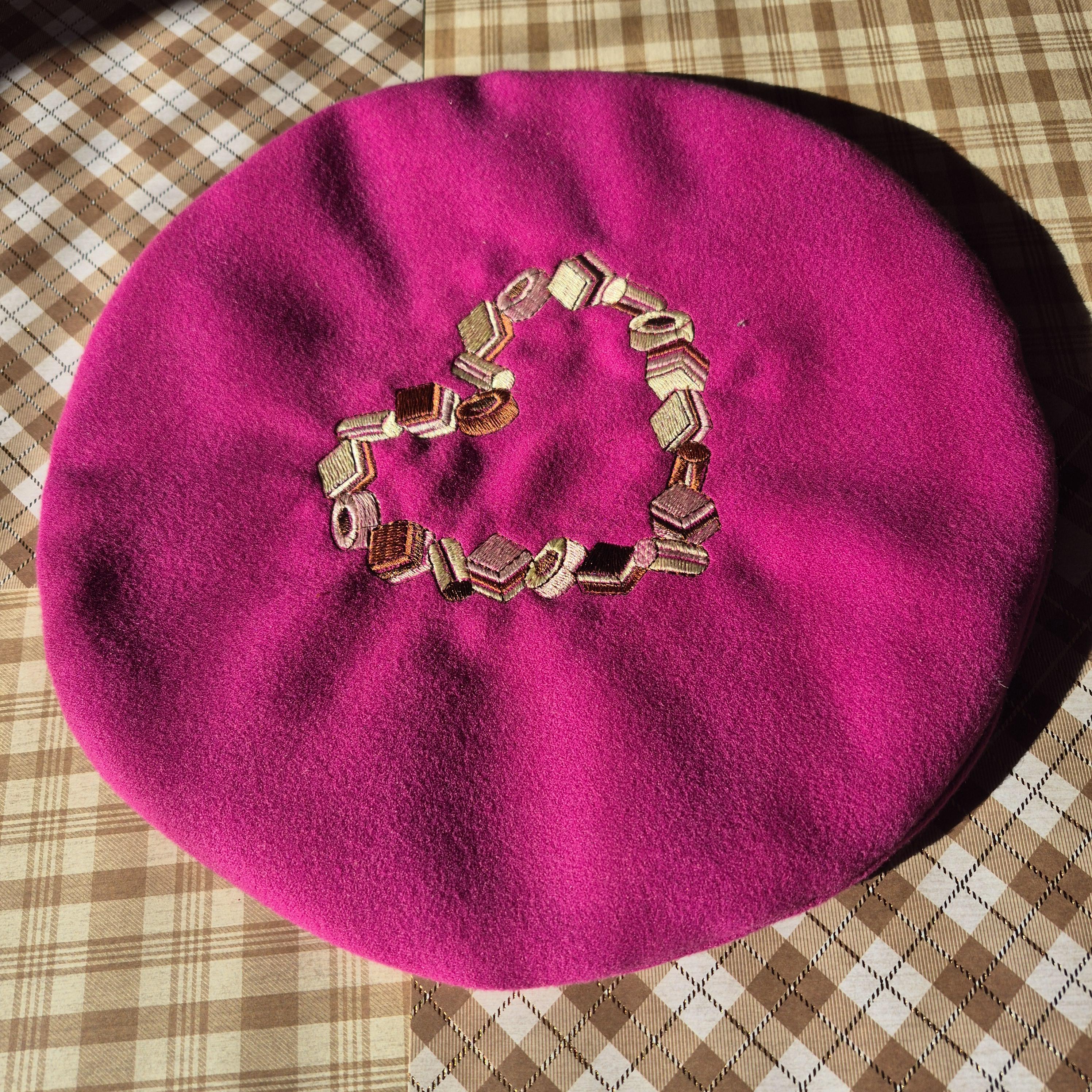Raspberry Beret Vintage - Etsy
