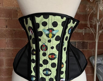 25” Bugs spotty underbust corset