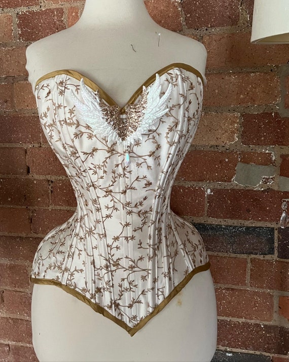 Silk Edwardian Style Corset By Sparklewren