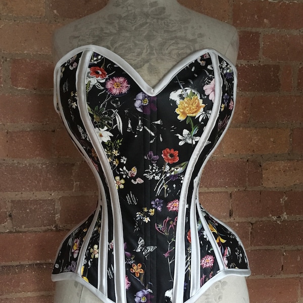 Faux Leather Black Corset Etsy UK