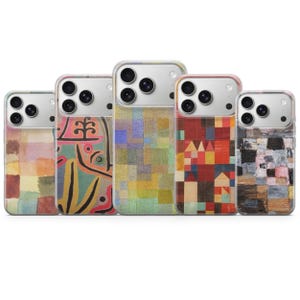 Paul Klee Phone Case Abstract Art Cover for iPhone 17 Pro Max, 16e, 15, 14, 13 & Samsung S26 Ultra, S25 FE, A57, A56, Pixel 10, 9A