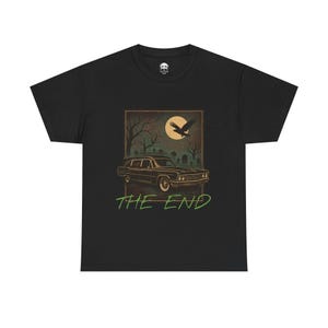 Last Ride, Graphic Tee, Gothic Metal Horror Punk Retro Hearse Cemetery