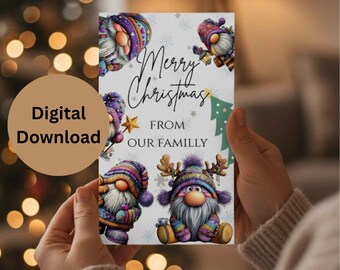 Printable Christmas Favor Tags 2x3.5 Printable Template Merry Christmas Gift Tags Holiday Gift Labels Instant Download