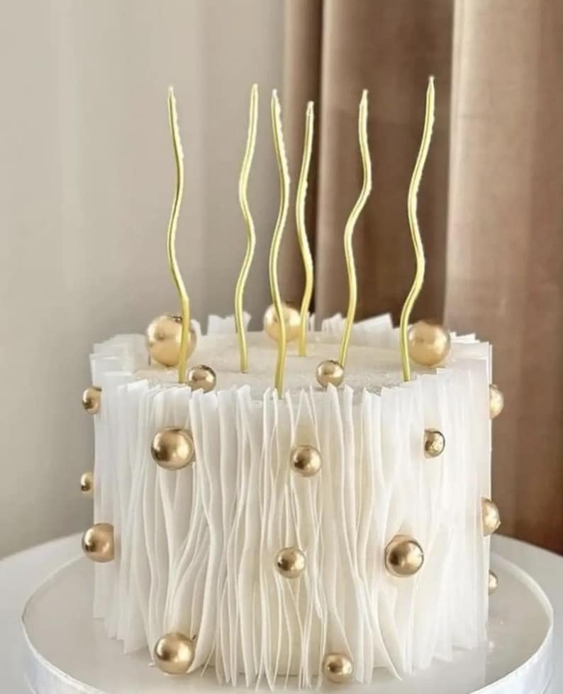 Pre-cut Wafer Paper Ruffle Strips: Edible Cake Decoration - Etsy