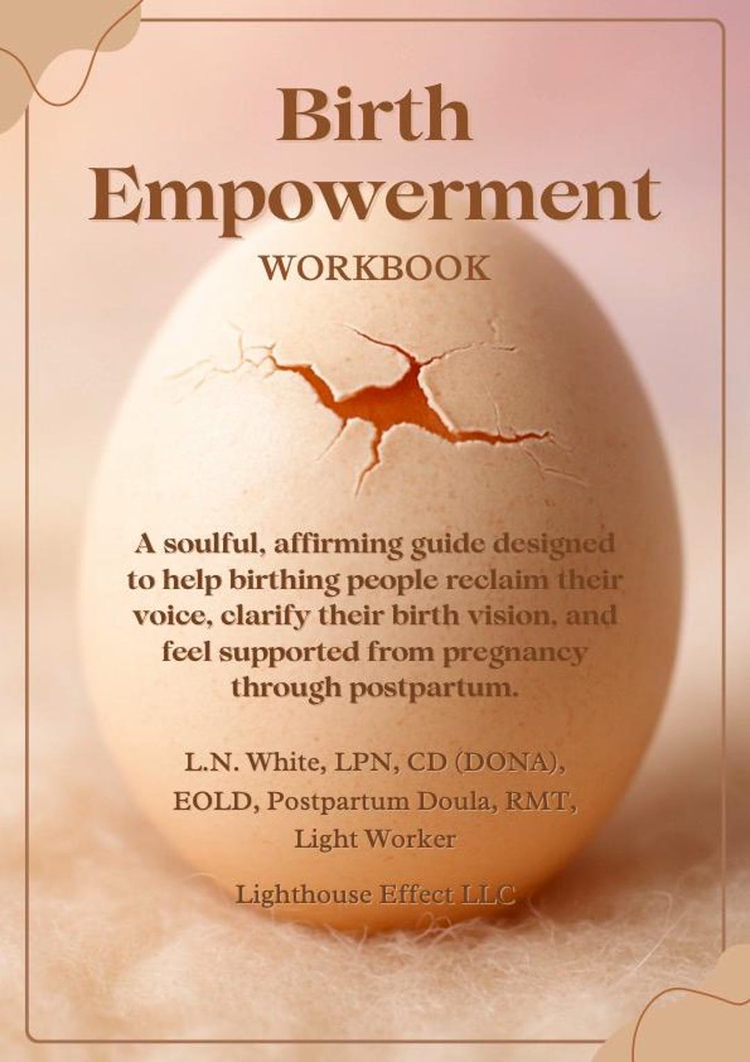 Laboe Workbook Birth Empowerment Workbook | Soulful Labor Prep Guide (PDF) - Etsy