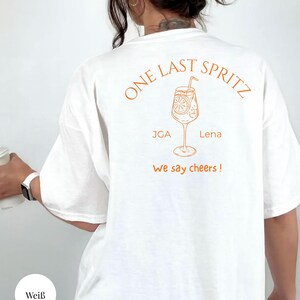 Camisa JGA personalizada Damen / Camisa Team Braut / Camiseta Braut / Traje Junggesellinnenabschied / JGA Geschenk Weiß-Team