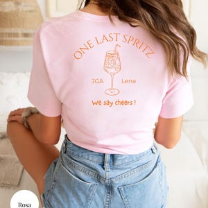 Camisa JGA personalizada Damen / Camisa Team Braut / Camiseta Braut / Traje Junggesellinnenabschied / JGA Geschenk Rosa-Team