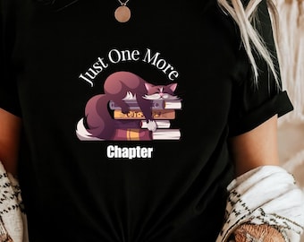 Bücherwurm Katze T-Shirt | Schlafende Katze auf Büchern | Geschenk für Leseratten | Katzenliebhaber Shirt |Buchliebhaber Geschenk |Lesekatze