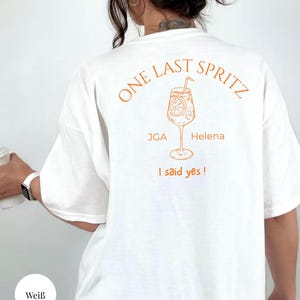 Camisa JGA personalizada Damen / Camisa Team Braut / Camiseta Braut / Traje Junggesellinnenabschied / JGA Geschenk imagen 14