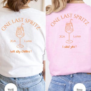 Camisa JGA personalizada Damen / Camisa Team Braut / Camiseta Braut / Traje Junggesellinnenabschied / JGA Geschenk imagen 3