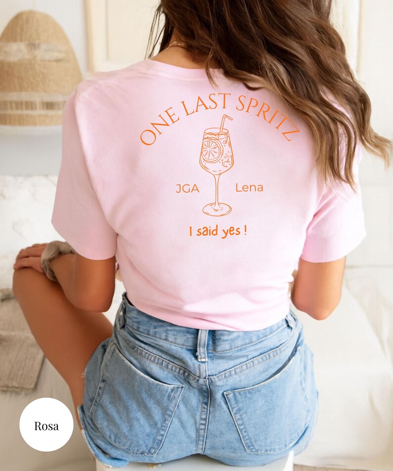 Camisa JGA personalizada Damen / Camisa Team Braut / Camiseta Braut / Traje Junggesellinnenabschied / JGA Geschenk Rosa-Braut