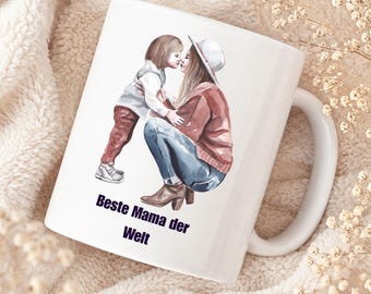Mama Geschenk – Tasse Beste Mama der Welt – Muttertagsgeschenk – Kaffeebecher – Geschenkidee für Mutter zum Geburtstag