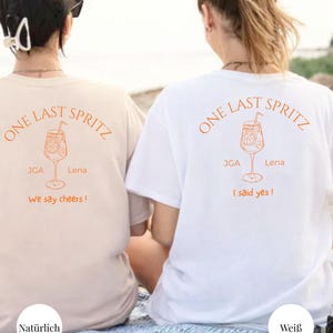 Camisa JGA personalizada Damen / Camisa Team Braut / Camiseta Braut / Traje Junggesellinnenabschied / JGA Geschenk Natürlich-Team