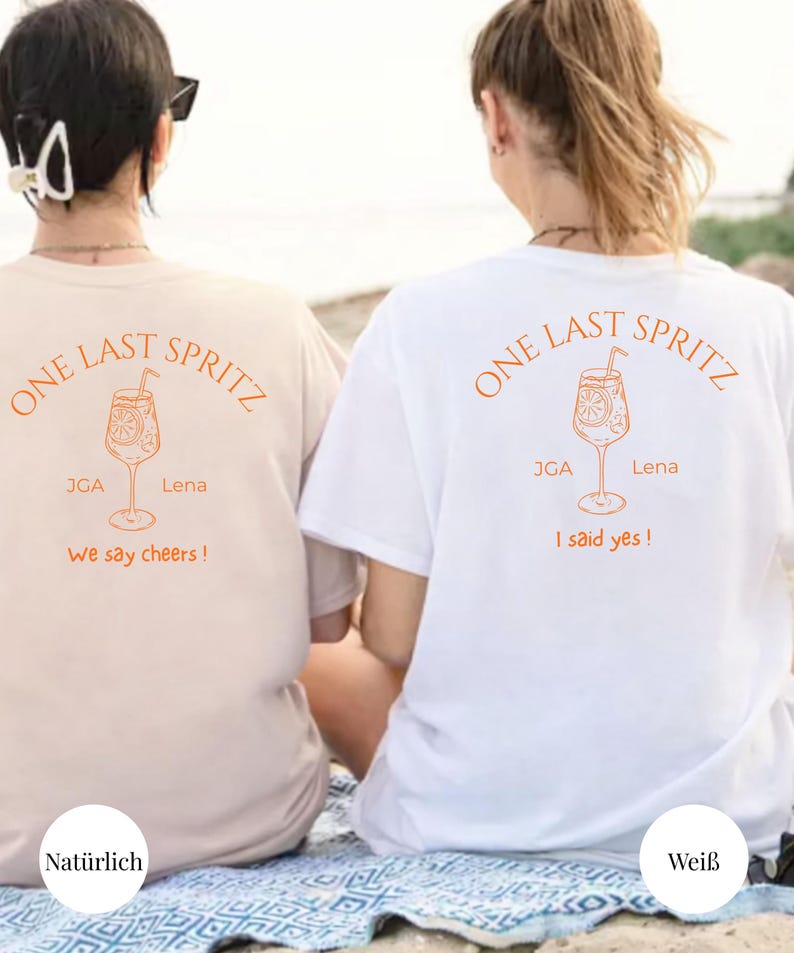 Camisa JGA personalizada Damen / Camisa Team Braut / Camiseta Braut / Traje Junggesellinnenabschied / JGA Geschenk Natürlich-Team
