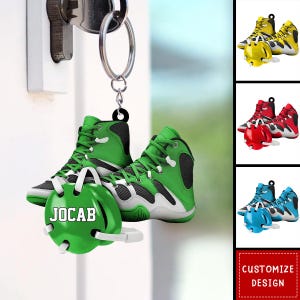 Personalized Acrylic Wrestling 2D Flat Keychain, Singlet Keyring, Coach Gift