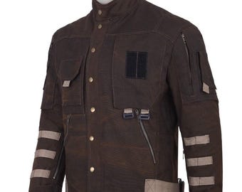 Star Wars Mark IV Officersjacka Militärjacka för män - Rebel Alliance Cosplay