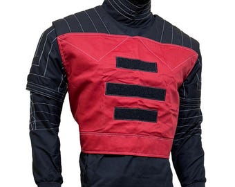 Mandalorian Black Flight Suit Costume | Din Djarin Cosplay Costume | Star Wars Bounty Hunter Outfit