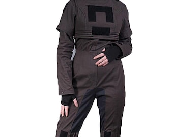 Sabine Wren Cosplay Costume | Star Wars Mandalorian Flight Suit Women | Custom 3-Piece Outfit