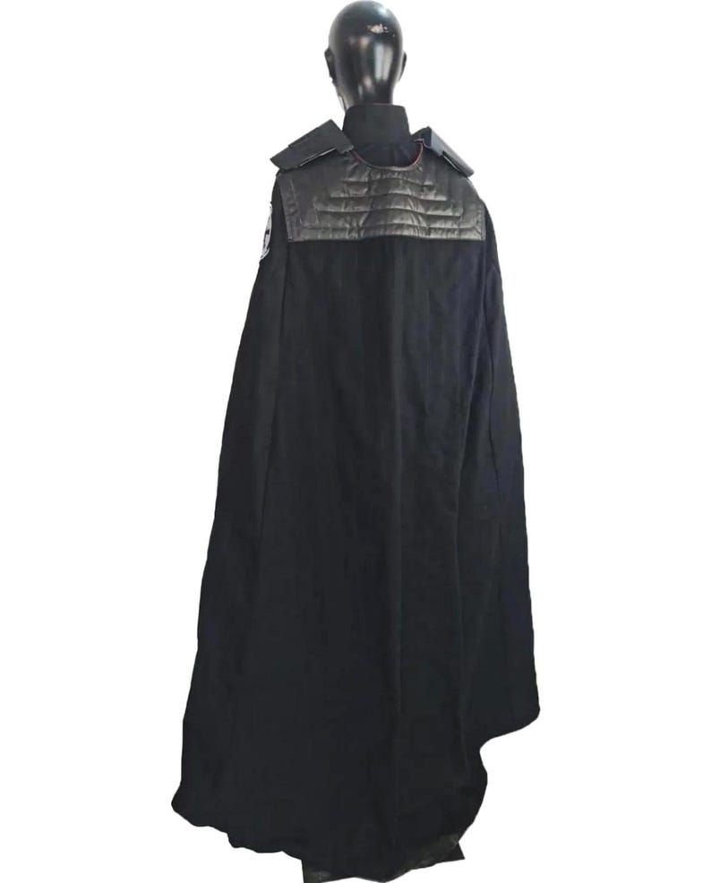 Mandalorian Second Sister Cosplay Costume | Star Wars Inquisitor Outfit with Armor, Cape & Bodysuit for Halloween image 4