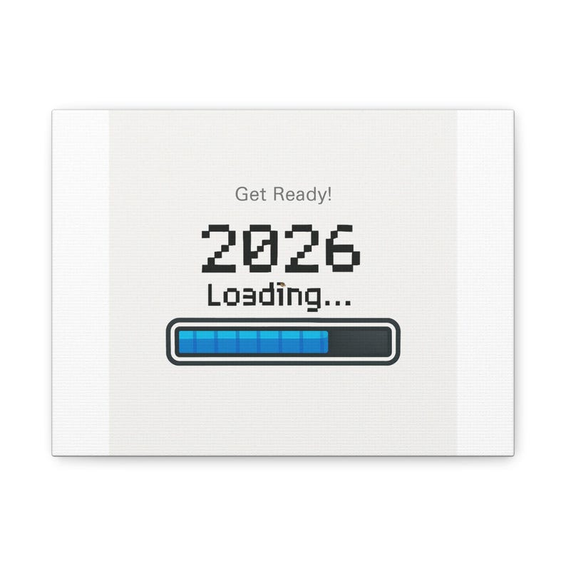 2026 Loading Pixel Progress Bar Canvas - Etsy