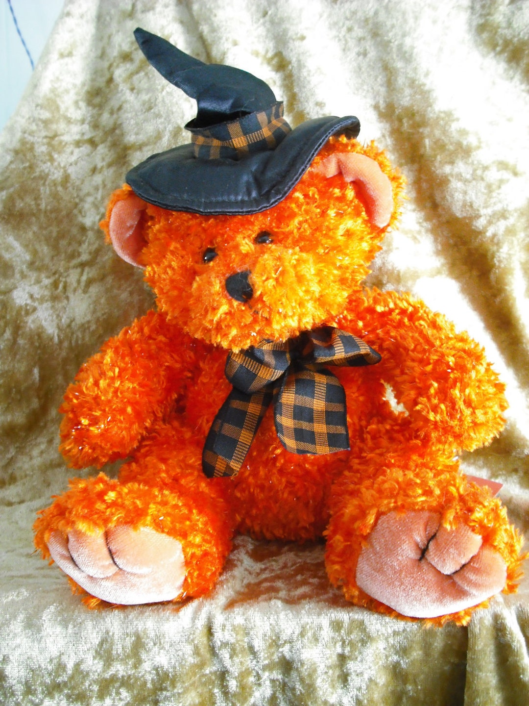 Collectible Plush Hocus the Witch Teddy Bear Doll by Russ