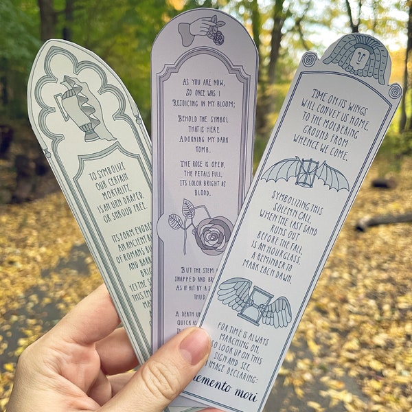 Tombstone Symbol Bookmarks