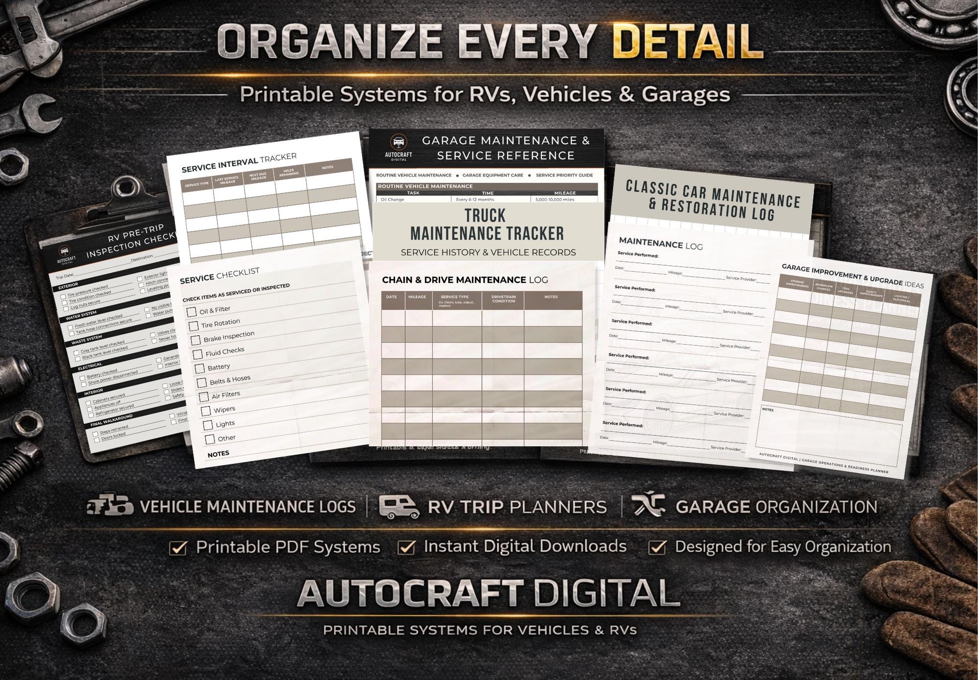Servicetracker Pdf Vehicle Maintenance Tracker | Service History & Repair Tracking ...